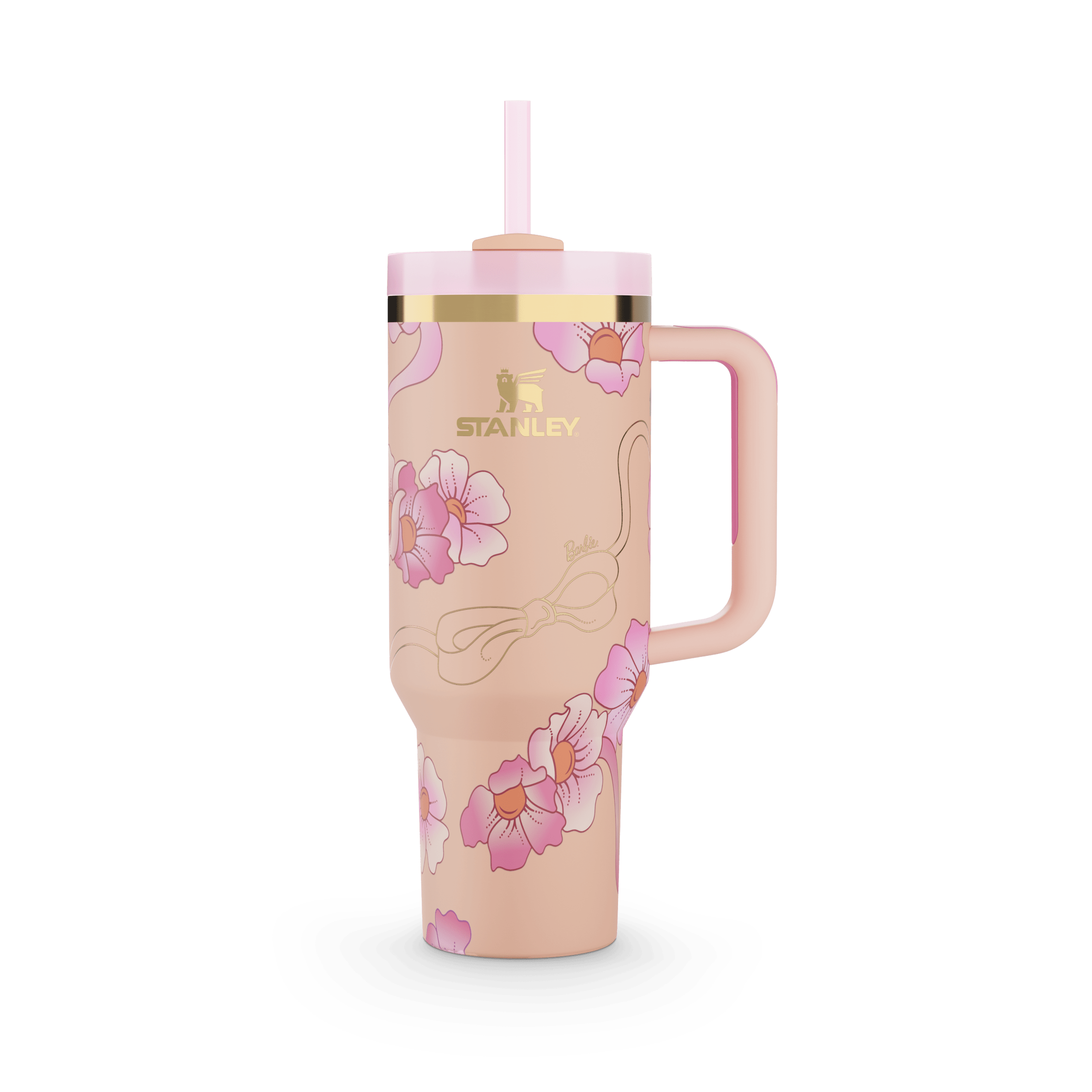 The Barbie x Stanley '80s Peaches 'N Cream Quencher | 40 OZ