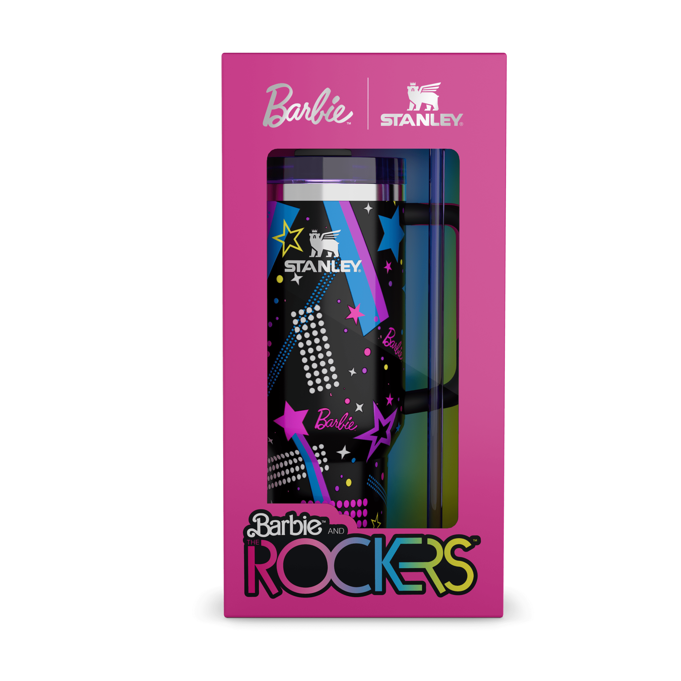 The Barbie x Stanley '80s Rockers Quencher | 40 OZ (Vault) - Image 3